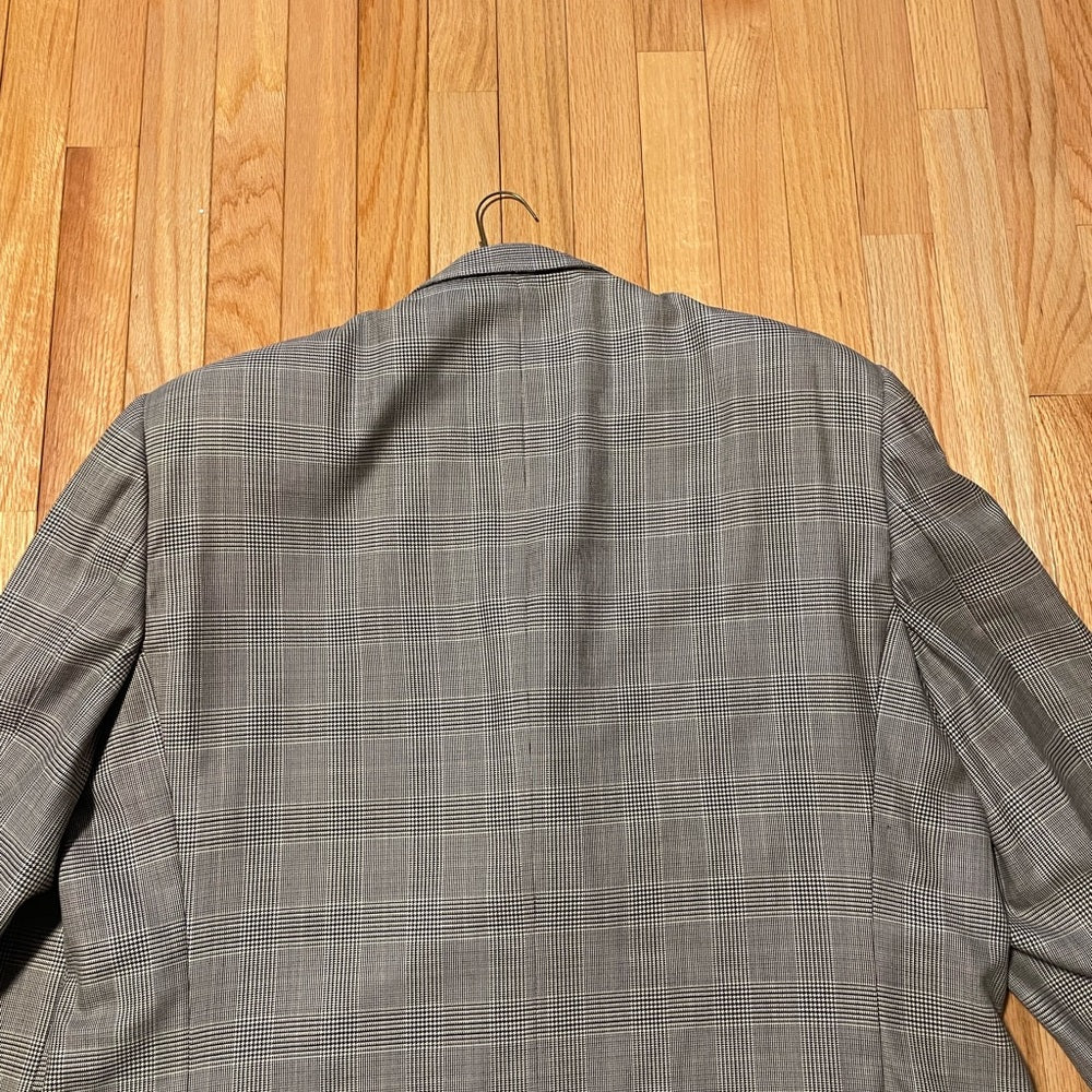 Ermenegildo Zegna Men’s Grey and Purple Sports Jacket