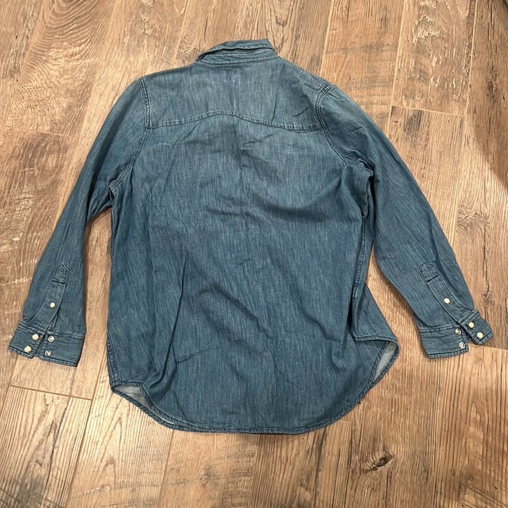 Lucky Brand Woman’s Jean Material Long Sleeve Size 1X