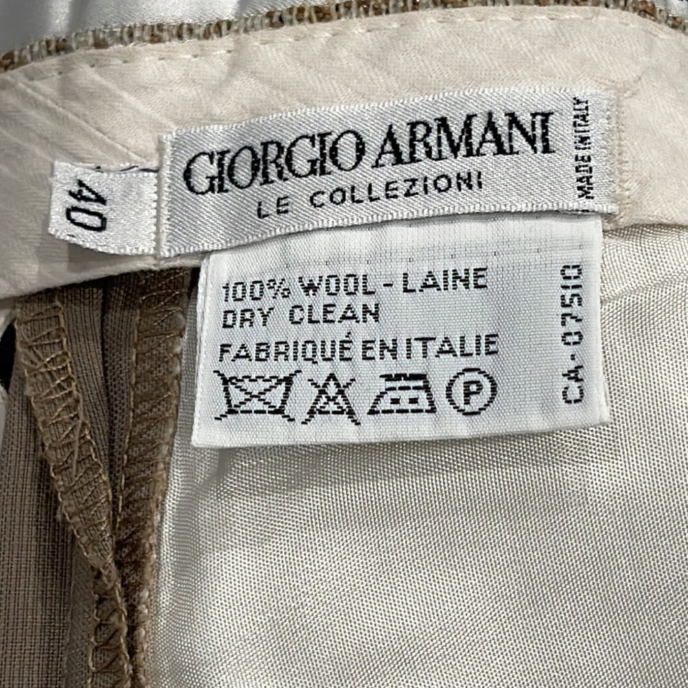 Giorgio Armani Men’s Beige Dress Pants Size 40