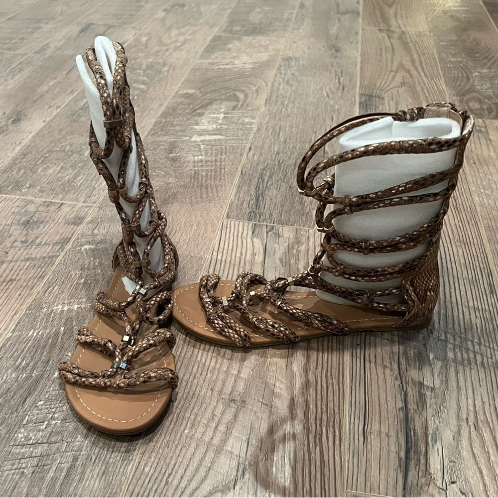 Gizella Woman’s Open Toe Casual Gladiator Sandals Size 9