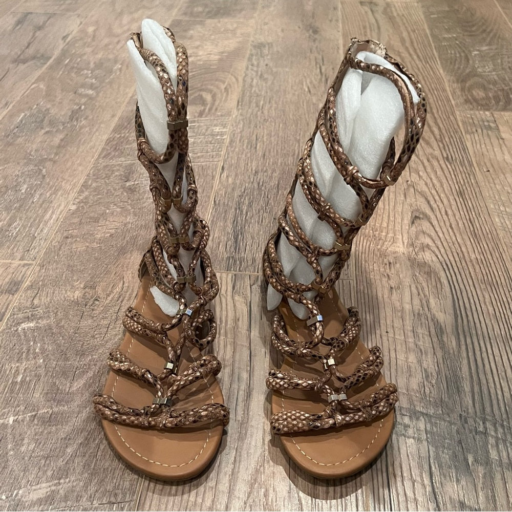 Gizella Woman’s Open Toe Casual Gladiator Sandals Size 9