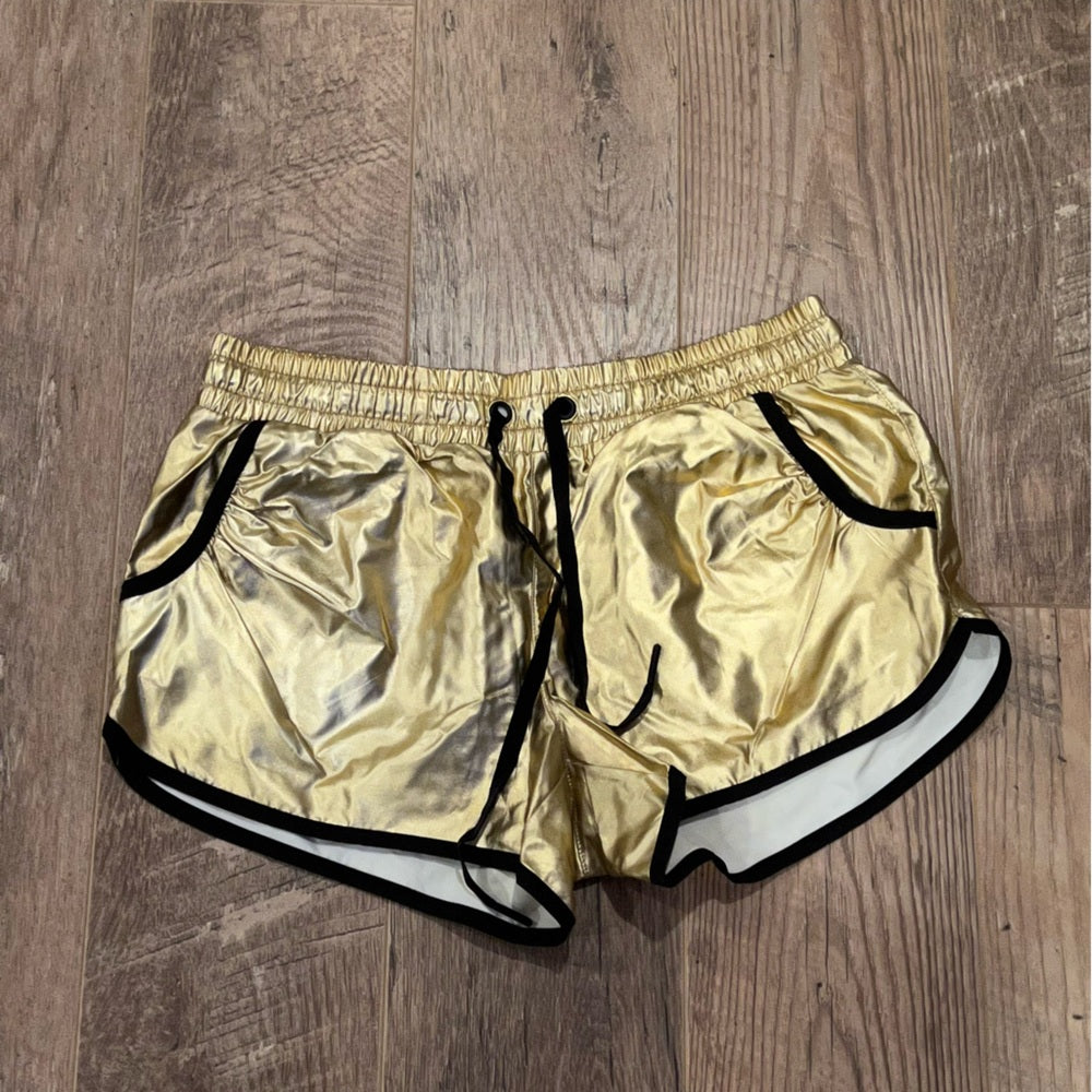 Material Girl Woman’s Gold Shorts Size Small