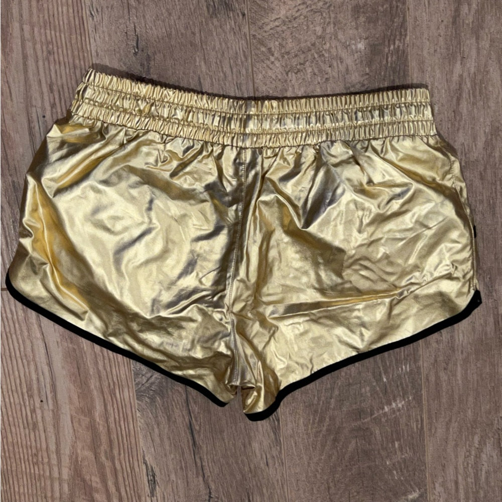 Material Girl Woman’s Gold Shorts Size Small