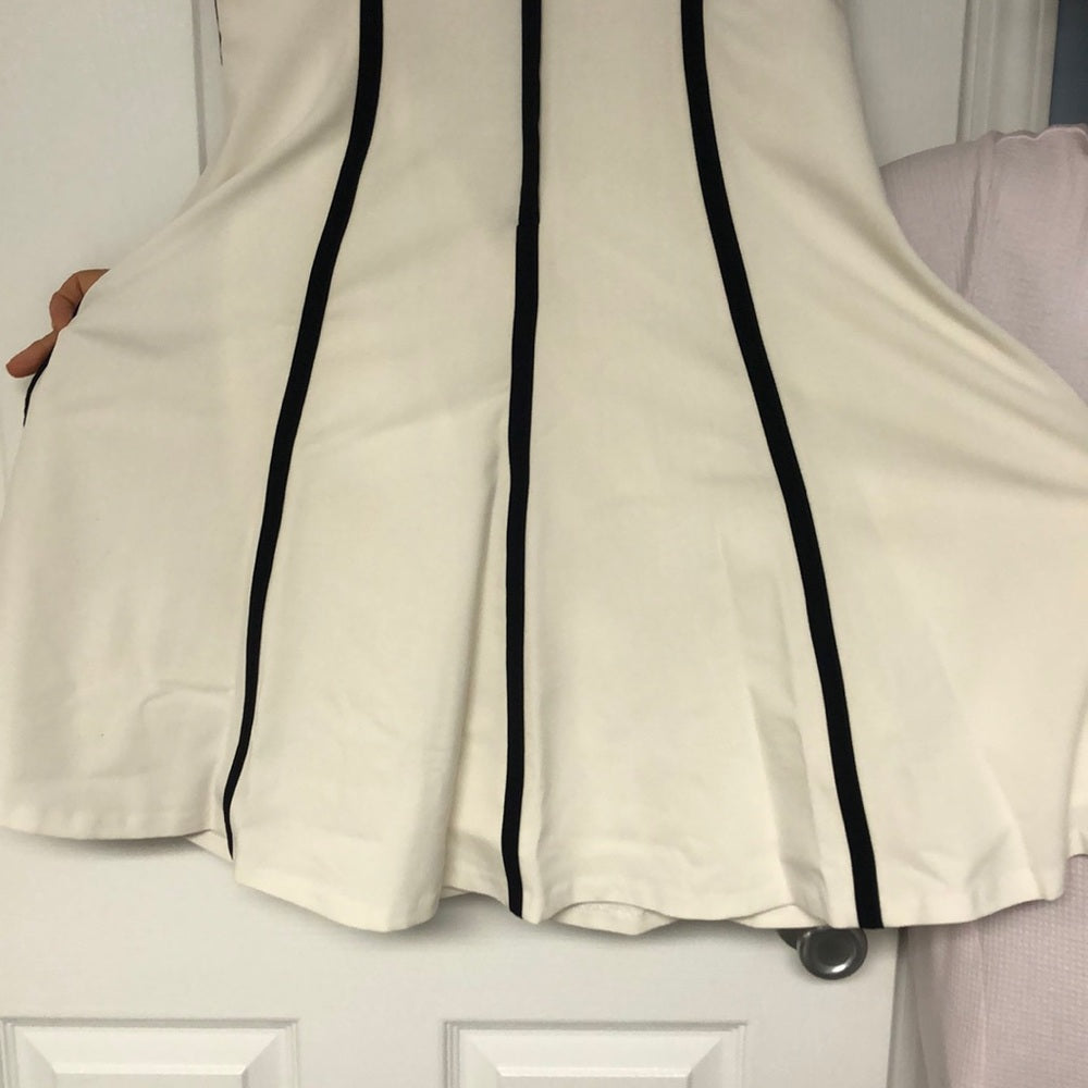 Ralph Lauren Black and Off White Dress Size 10