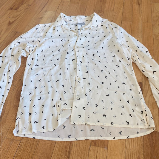 Women’s All Saints button down.  Cream. Size M