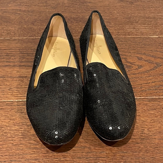 Cole Haan Nike Air Women’s Black Sequin Flats Size 10.5