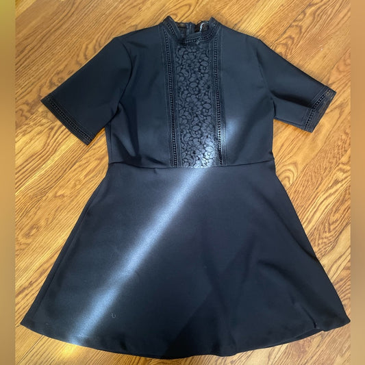 Zara Woman Black Lace Dress Size XL