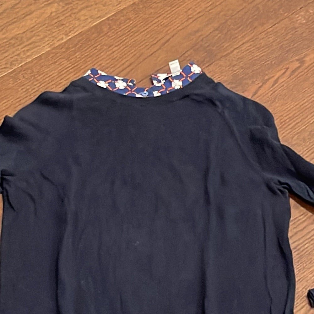 Carven Navy Sweater Dress Size Small