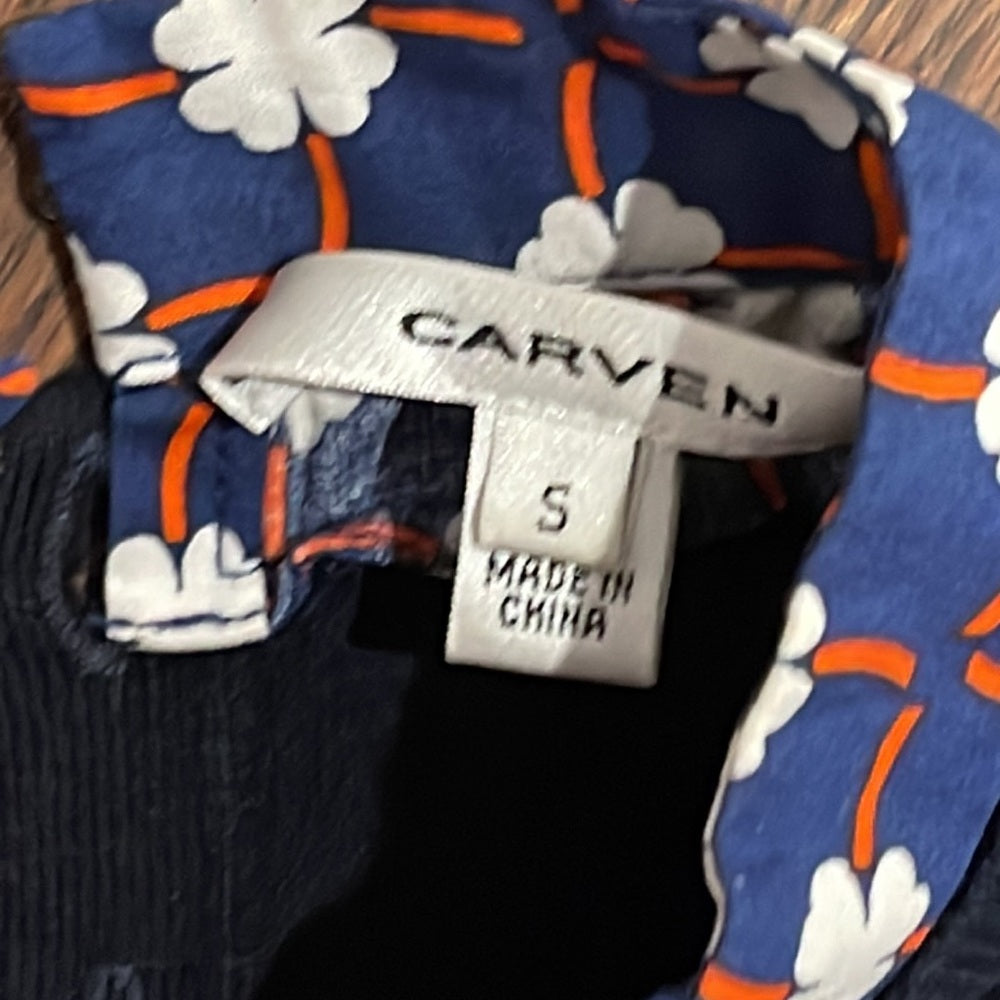 Carven Navy Sweater Dress Size Small