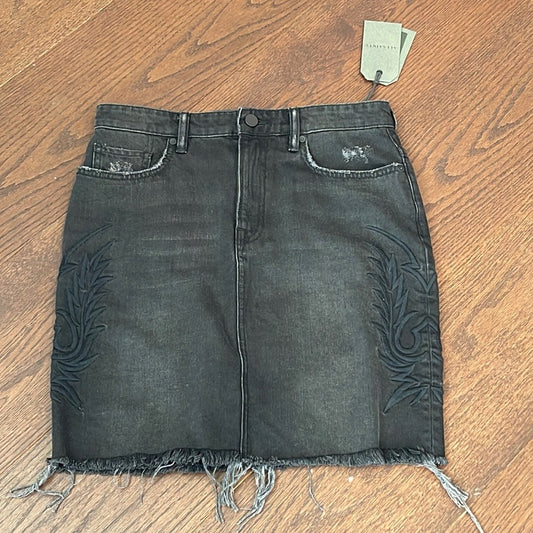 NWT All Saints Dark Grey Denim Women’s Skirts Size 6