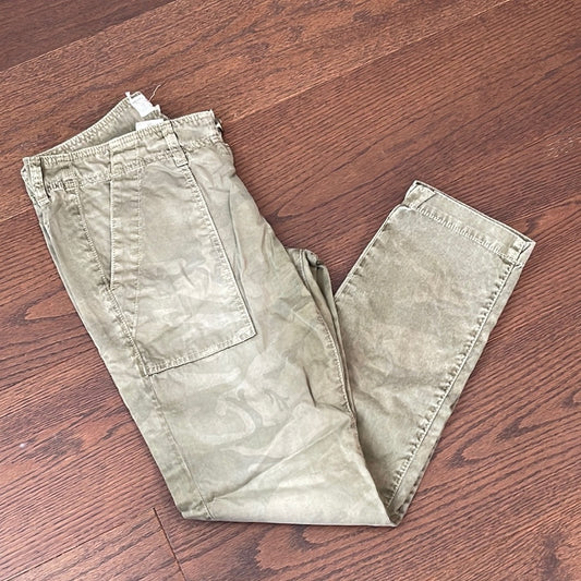 Current Elliot Green Camo Pants Size 25