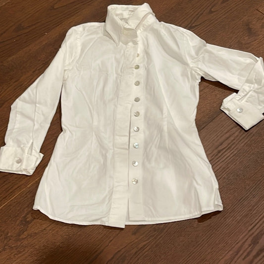 Anne Fontaine White Blouse Size 38