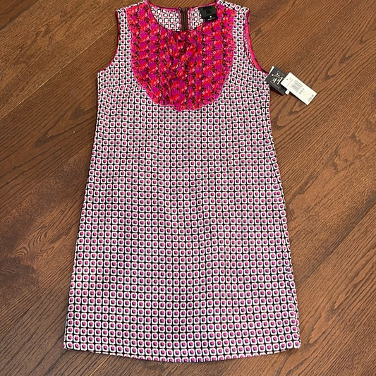 NWT Anna Sui Pink Women’s Sleeveless Dress Size 2