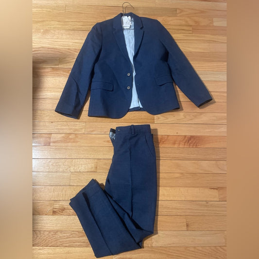 H & M Dark Blue Suit and Pants 9-10Y