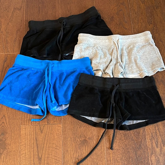 Hard Tail Junior Girls 4 Pairs of Shorts all size Junior Large