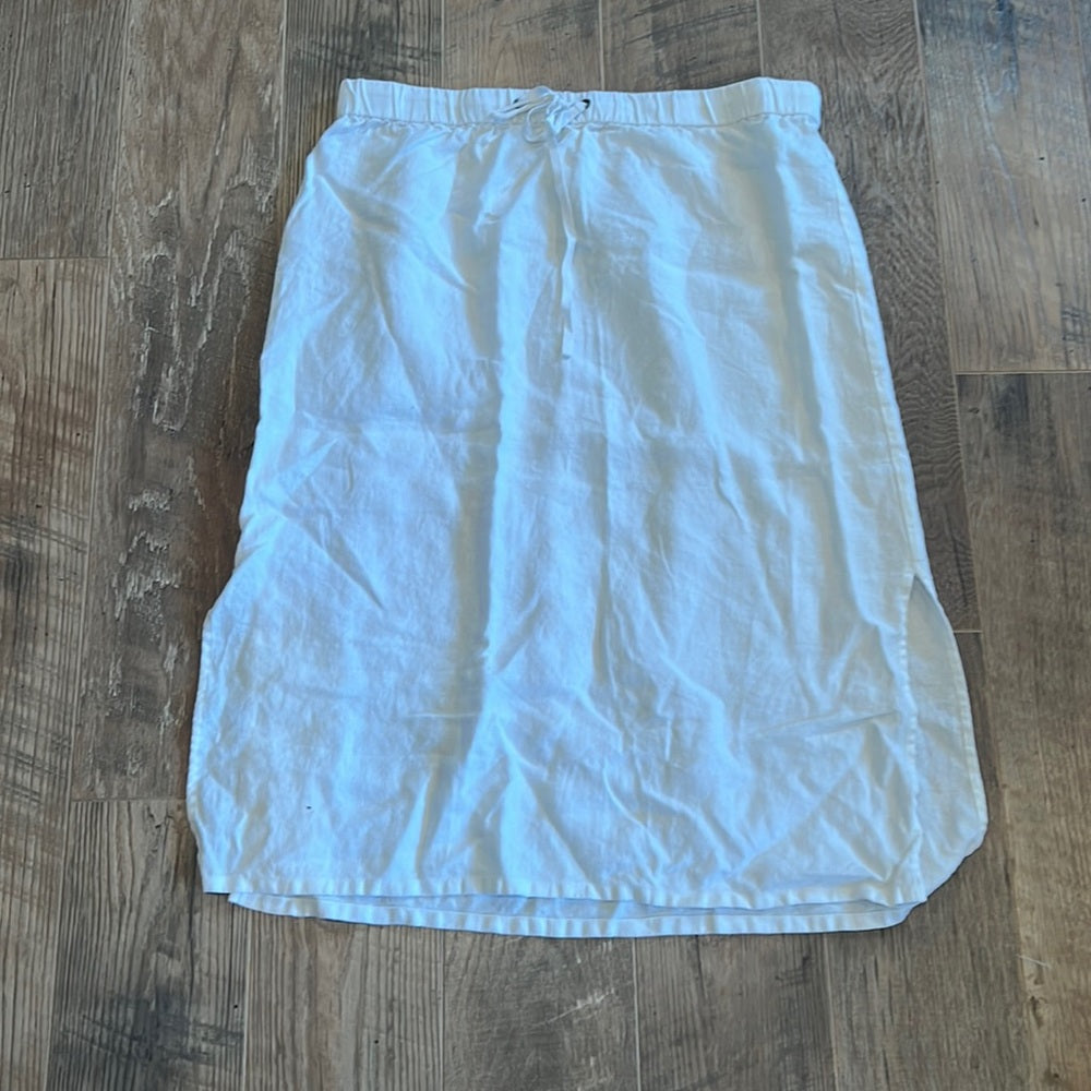 Eileen Fisher Woman’s White Skirt Size Large