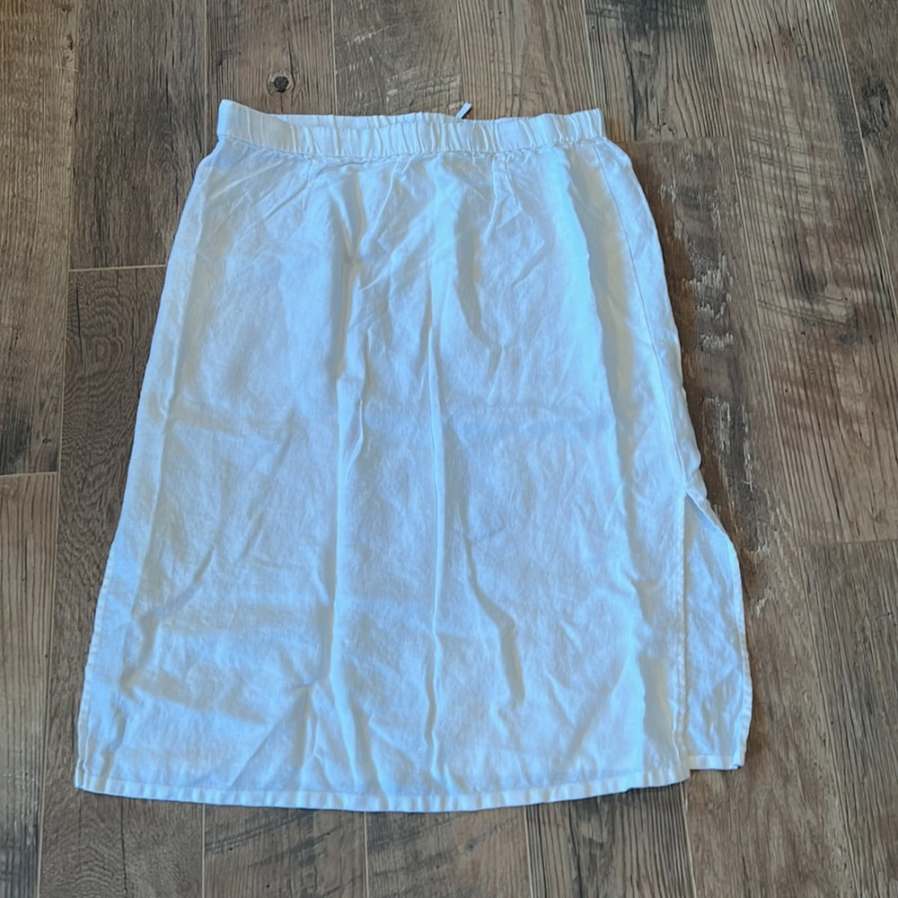 Eileen Fisher Woman’s White Skirt Size Large