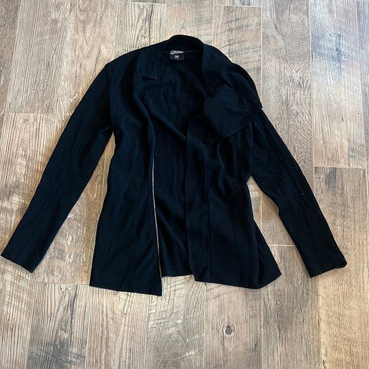 Jean Paul Gaultier Woman’s Black Crepe Jacket Size 10