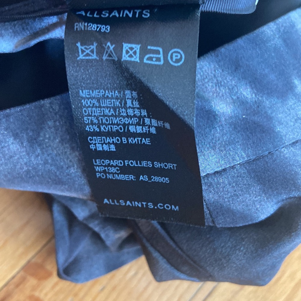 Women’s All Saints shirts. Black/grey. Size 4