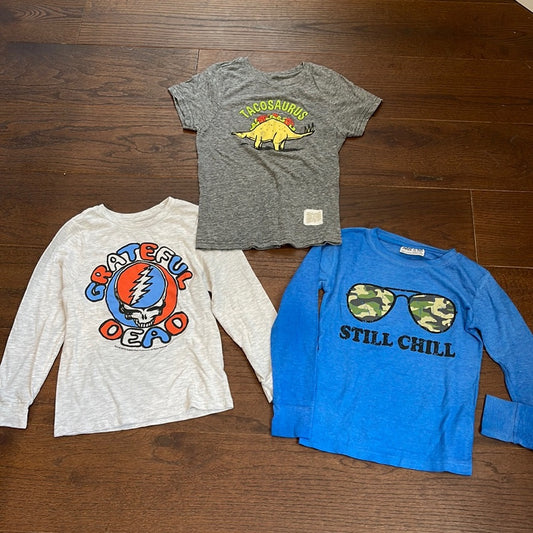 3 Boys Bundle of Shirts All Size 6