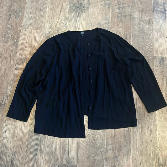 Eileen Fisher Woman’s Black Cardigan Size 1X