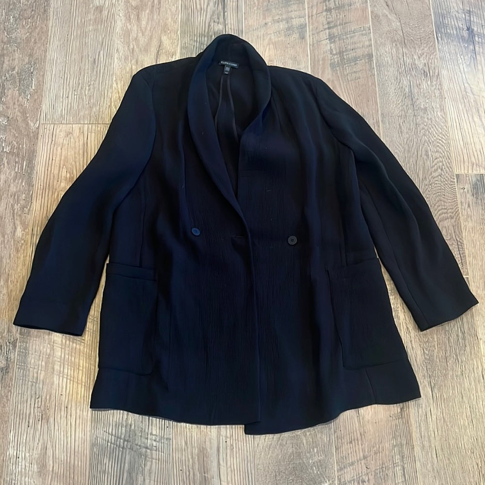 Eileen Fisher Woman’s Black Jacket Size L/G