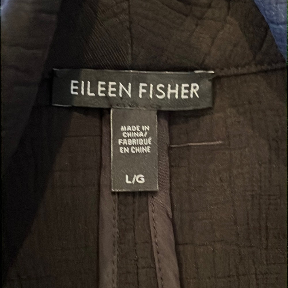 Eileen Fisher Woman’s Black Jacket Size L/G