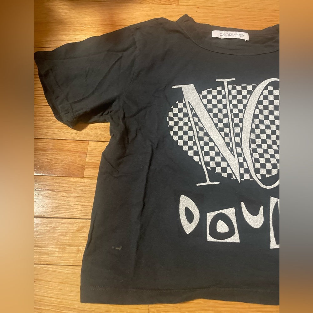 DayDreamer Black Letter Tee Shirt Size Small