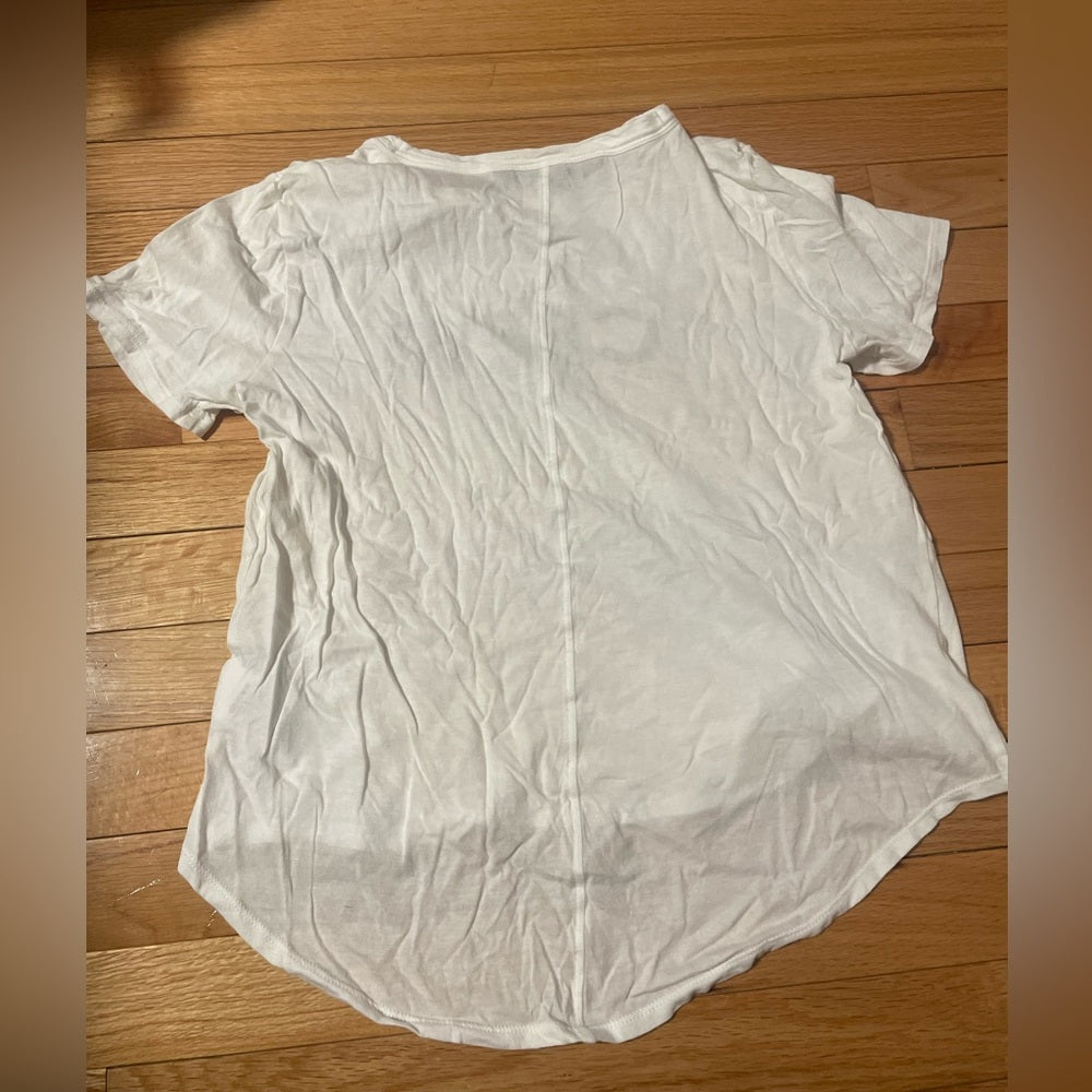 Veronica Beard White Tee Shirt Size Small