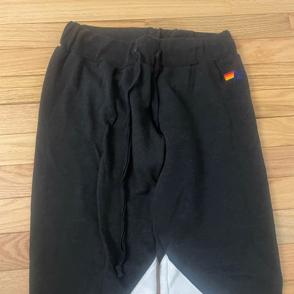 Aviator Nation Black and White Sweatpants Size XS