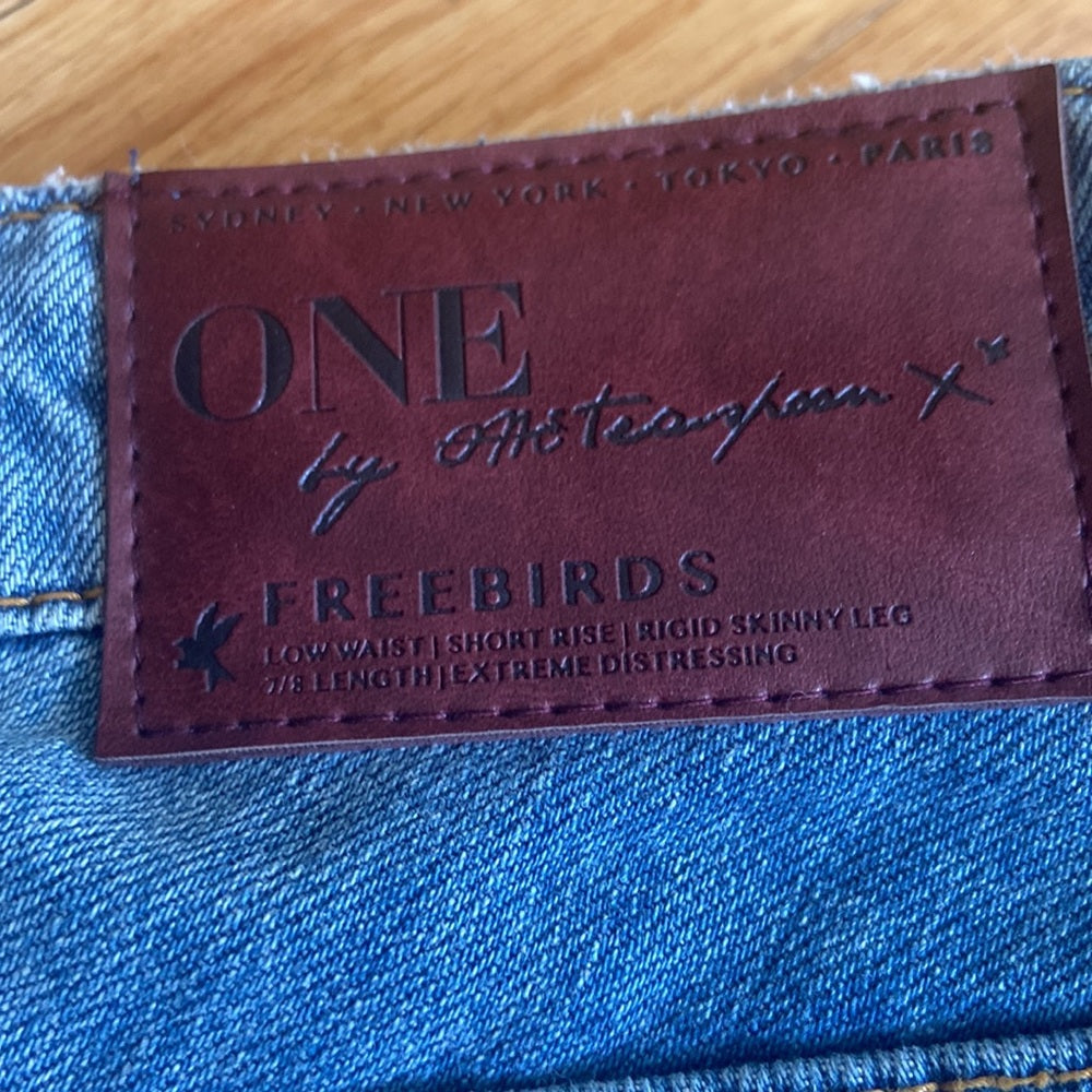 Womens One x one teaspoon jeans. Blue. Size 26