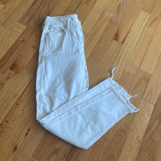 Women’s Mother jeans. White. Size 26