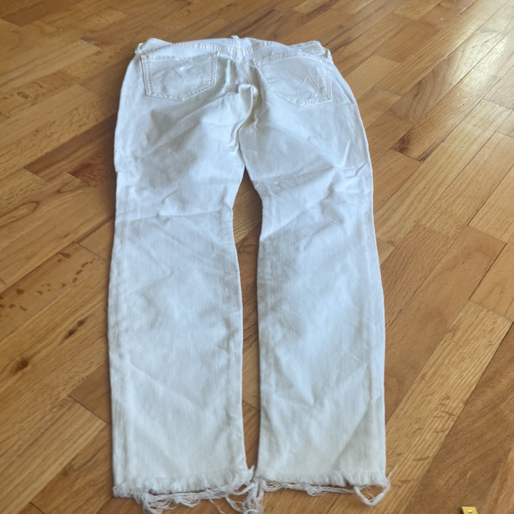 Women’s Mother jeans. White. Size 26