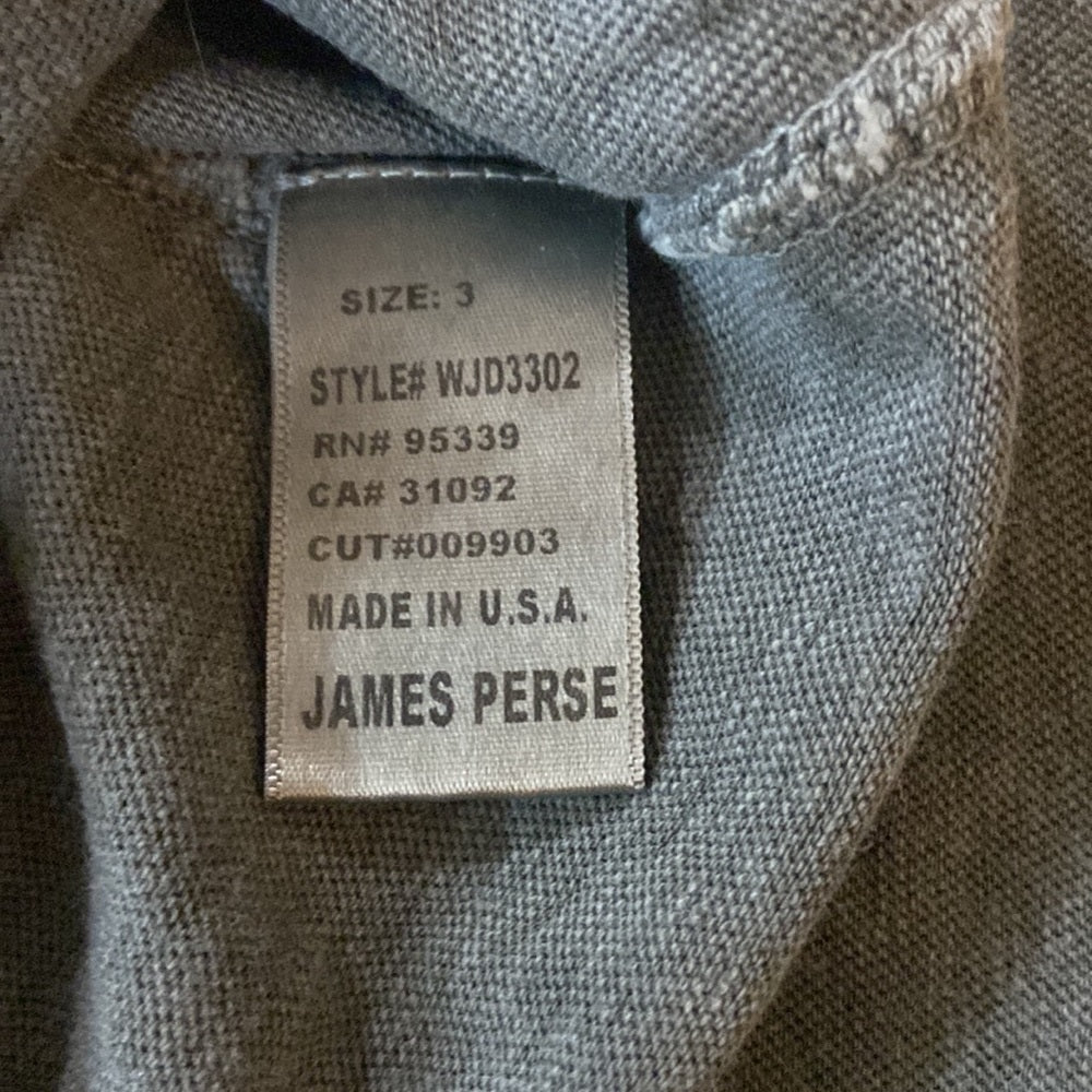 Women’s James Perse top. Grey. Size 3 / Large
