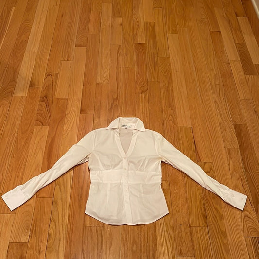 Express Design Studio White Button Down Size XS