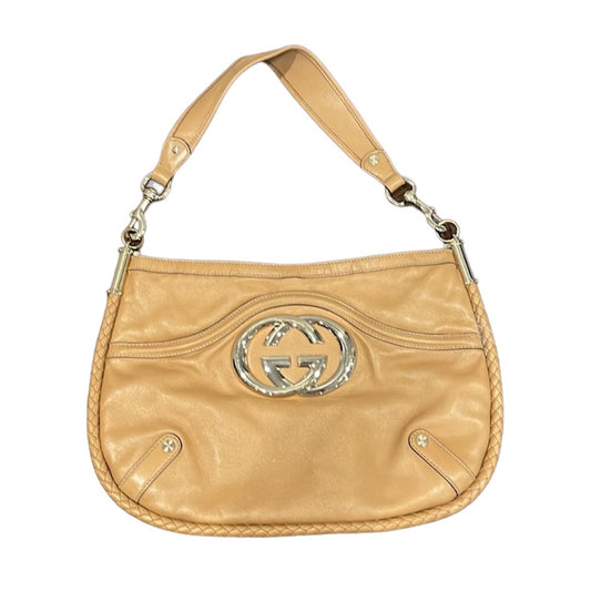 Gucci Tan Leather Hobo