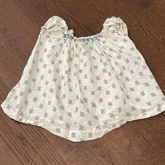 BONPOINT Girls Sleeveless Blouse Size 12 Months