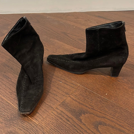 Prada Women’s Suede Booties Size 8.5