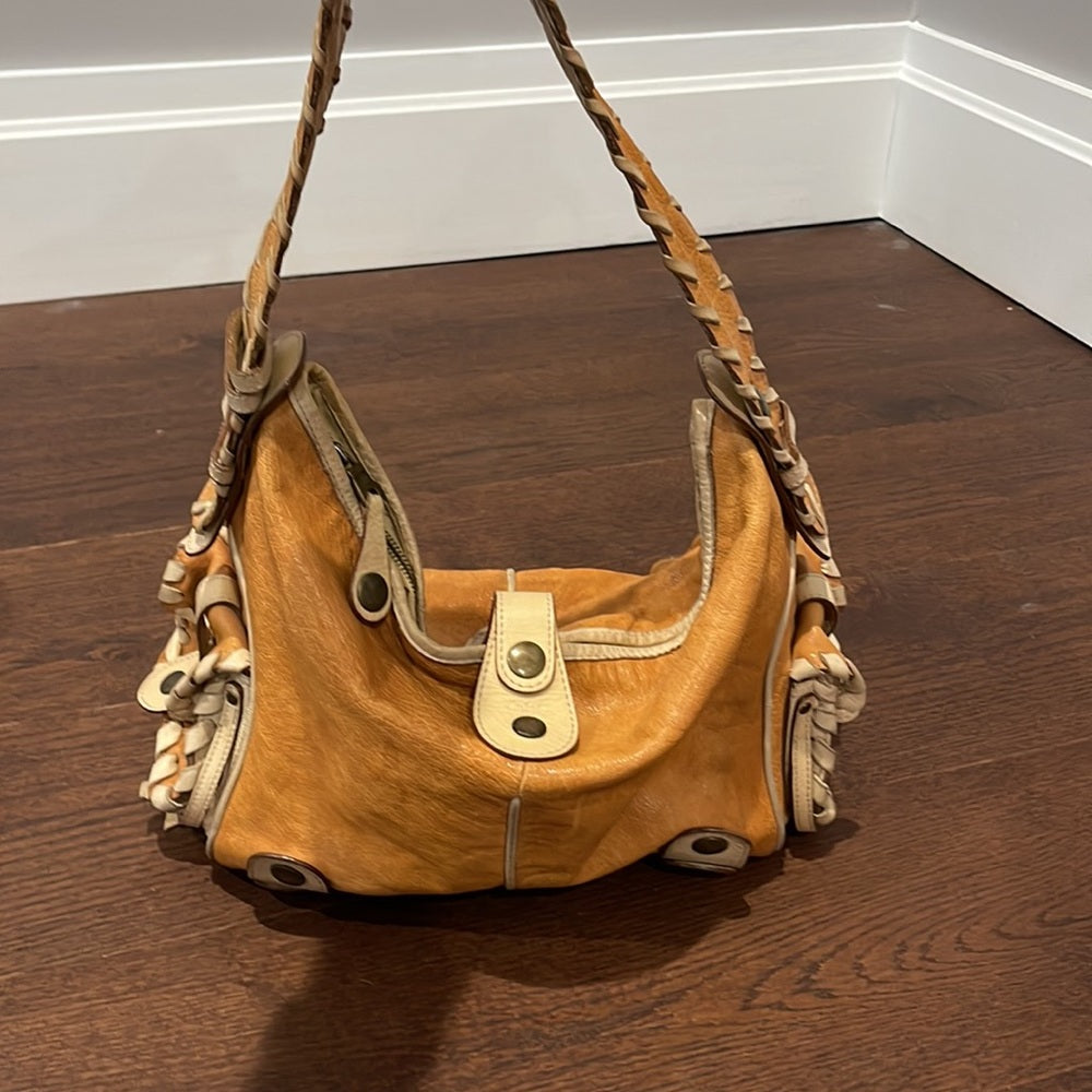 Chloe Silverado Tan Leather Hobo Bag