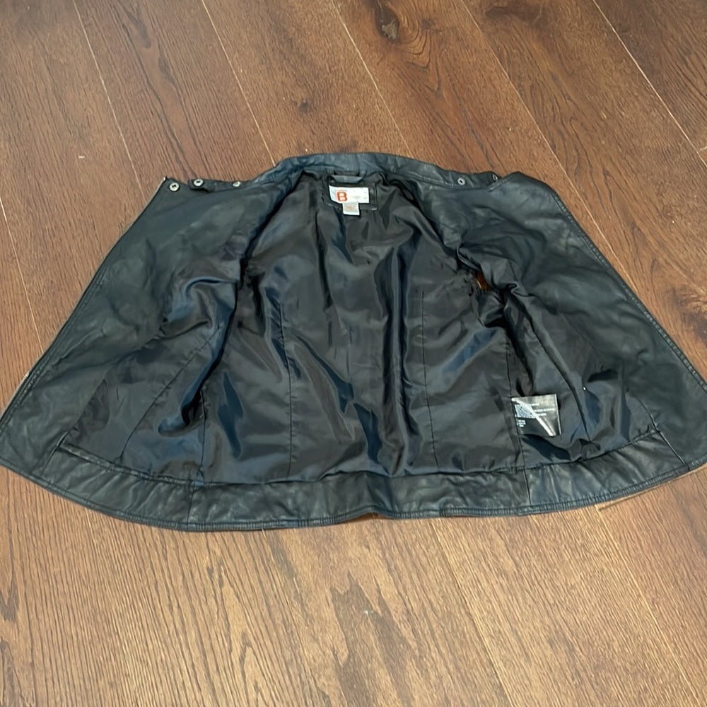 Bernardo Faux Leather Vest Size Small