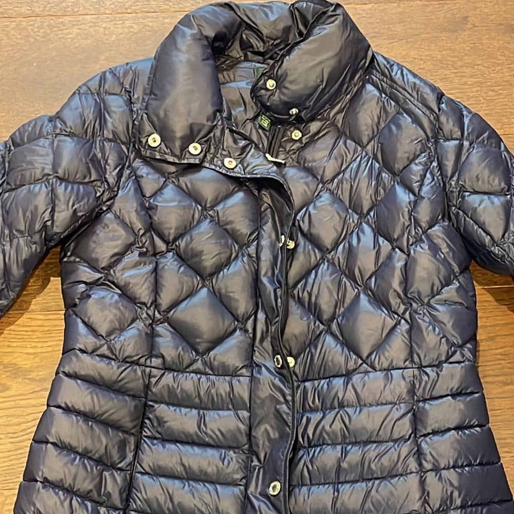 Lauren Ralph Lauren Women’s Navy Puffer Jacket Size Small