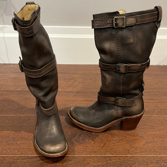 Frye Brown Tall Women’s Boots Size 5.5