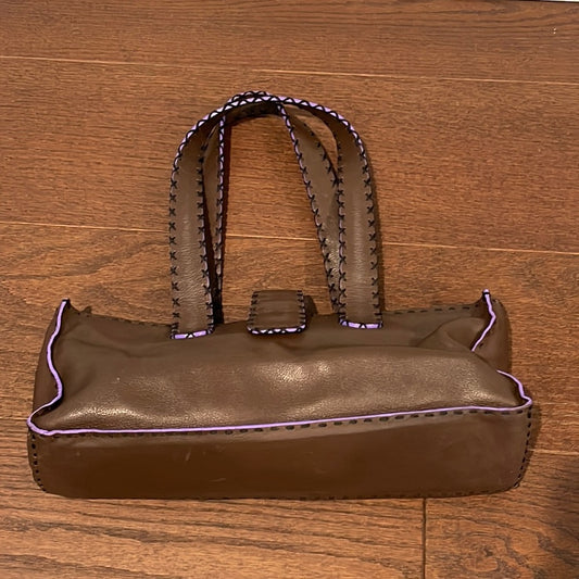 RD2 Women’s Brown and Purple Shoulder Bag