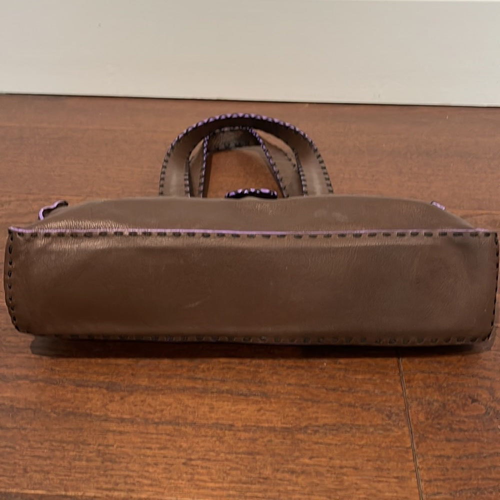 RD2 Women’s Brown and Purple Shoulder Bag