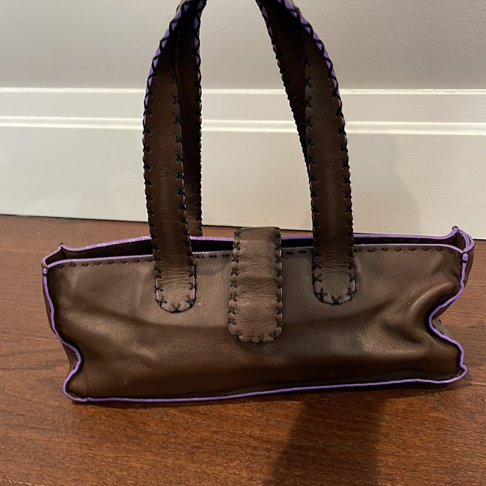 RD2 Women’s Brown and Purple Shoulder Bag