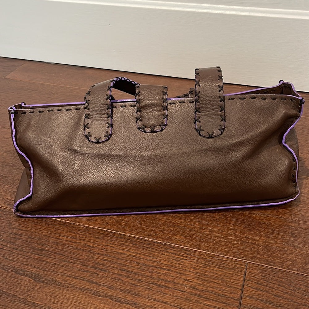 RD2 Women’s Brown and Purple Shoulder Bag