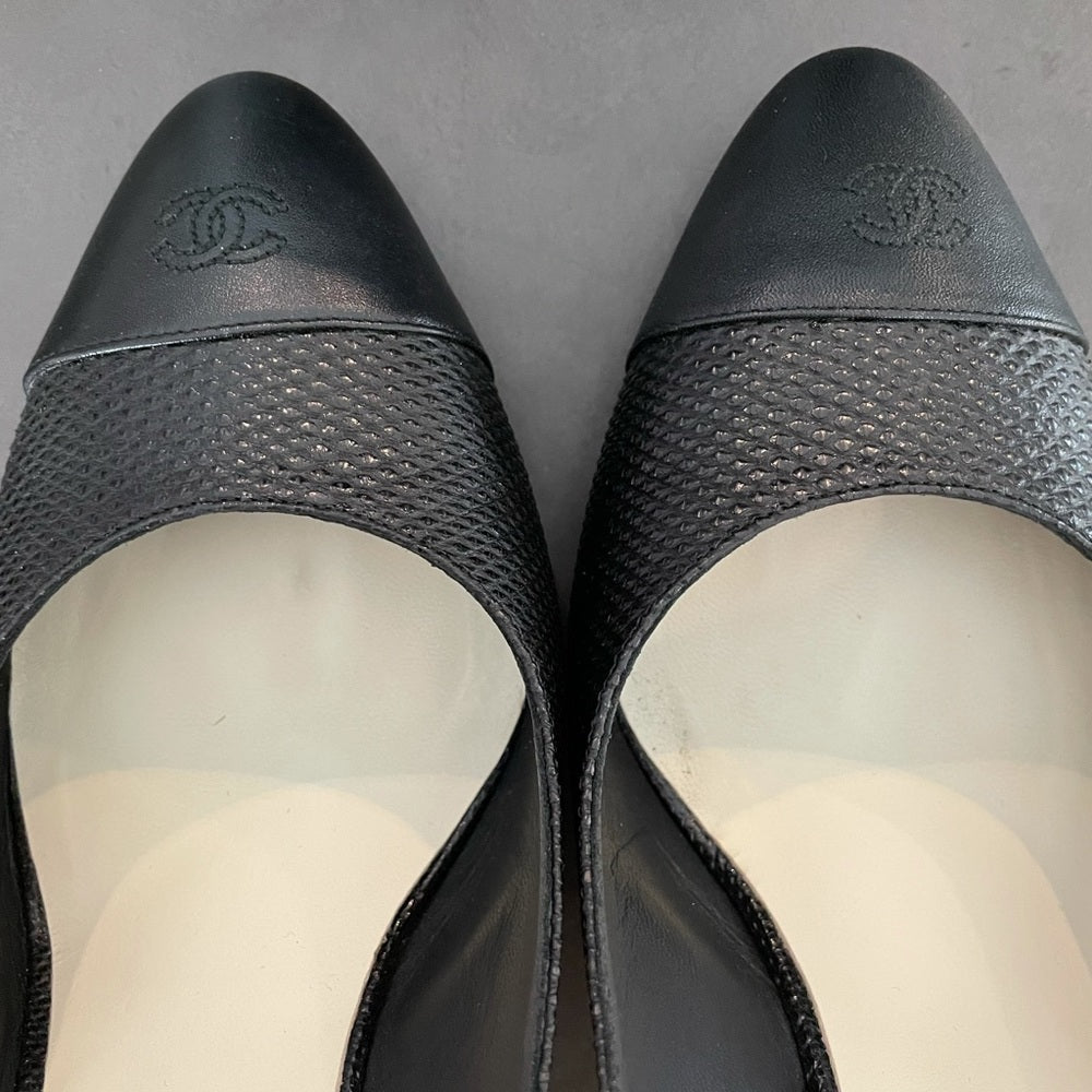 Chanel Sling Back Women’s Shoes Size 40 1/2