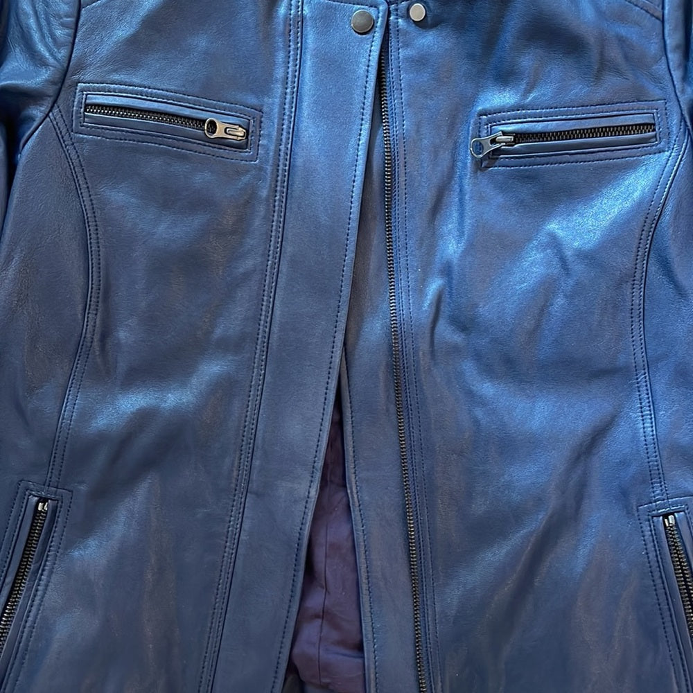 Women’s Vince Leather Jacket Size Small
