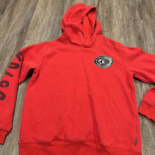 Volcom Boy’s Red Hoodie - Size Large