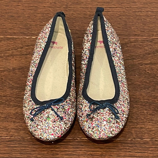 Crewcuts Girls Sparkly Ballet Flats Size 13